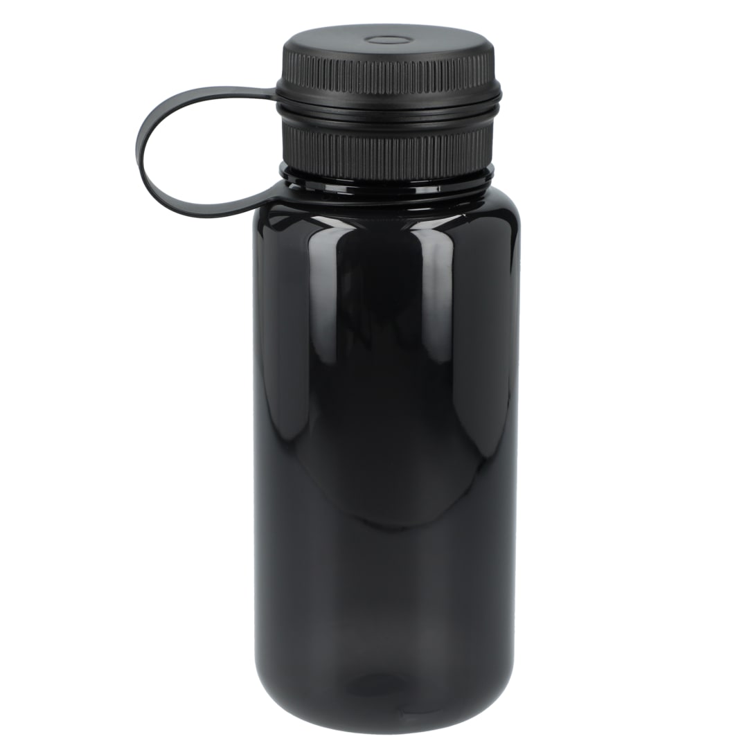 Rear View of Gray Quest Tritan™ Renew Sports Bottle 30oz plain
