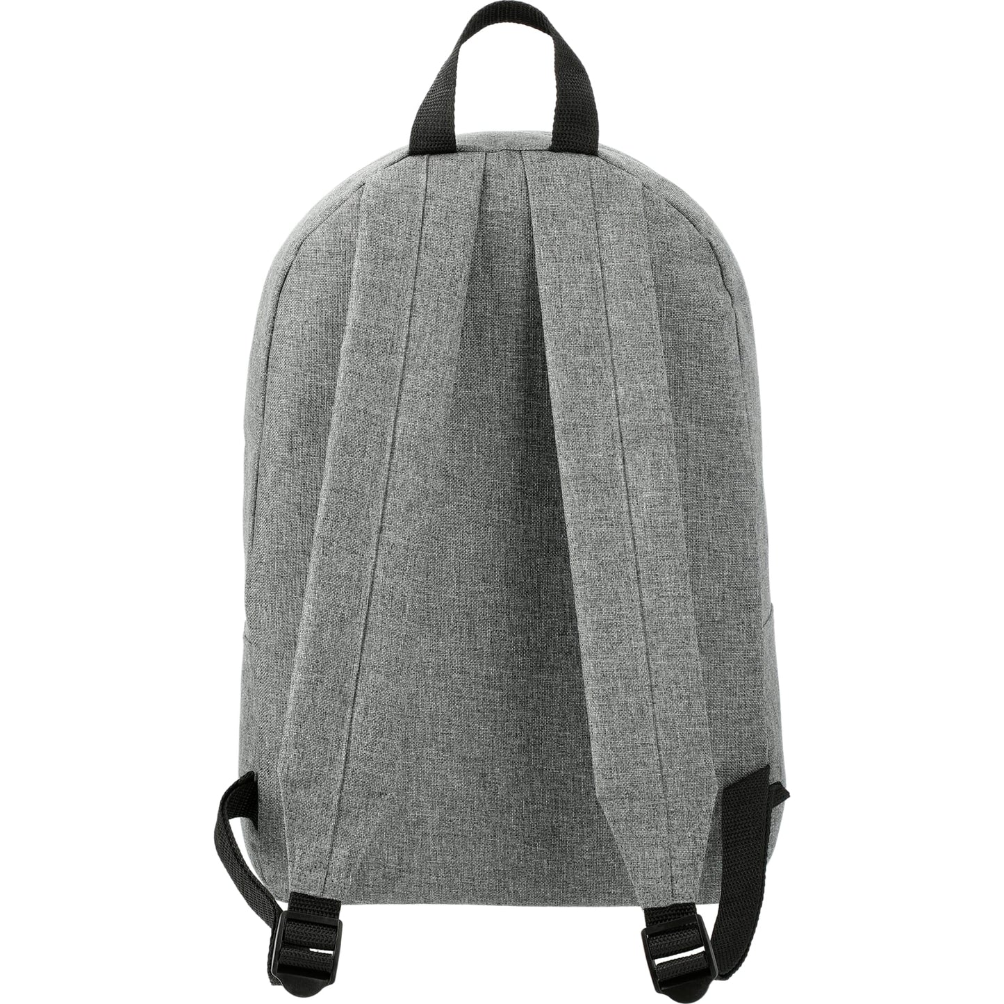 Rear View of Gray Reign Backpack plain