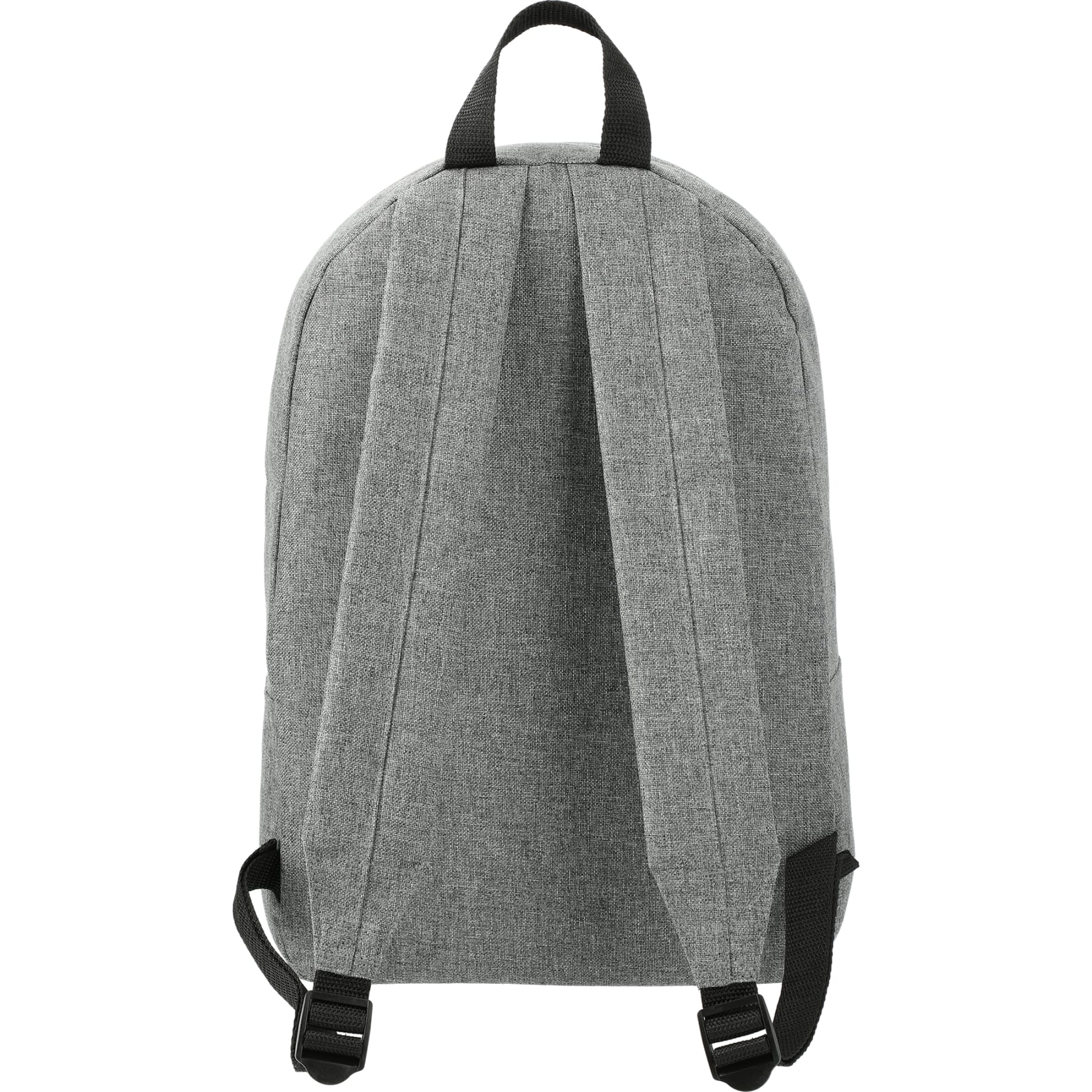 Rear View of Gray Reign Backpack plain