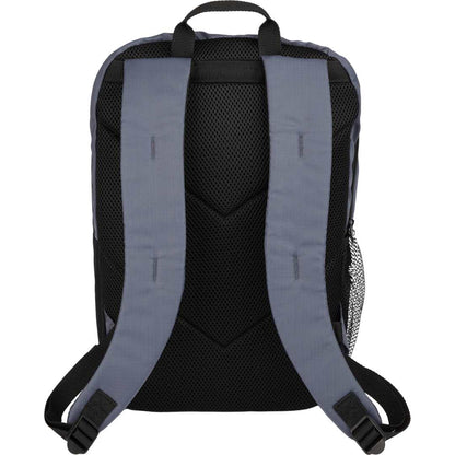 Rear View of Gray Rocky Recycled 15" Computer Backpack