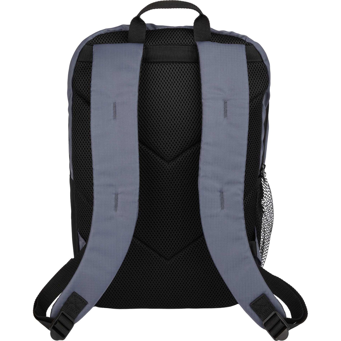 Rear View of Gray Rocky Recycled 15" Computer Backpack