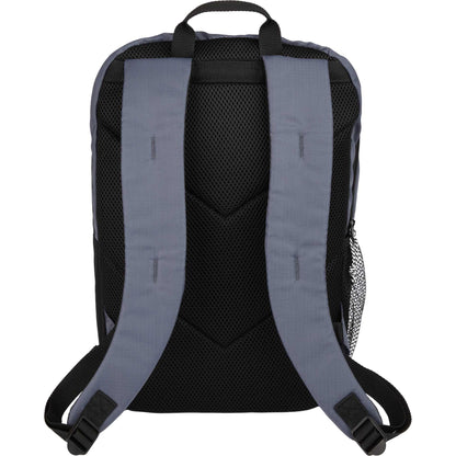 Rear View of Gray Rocky Recycled 15" Computer Backpack