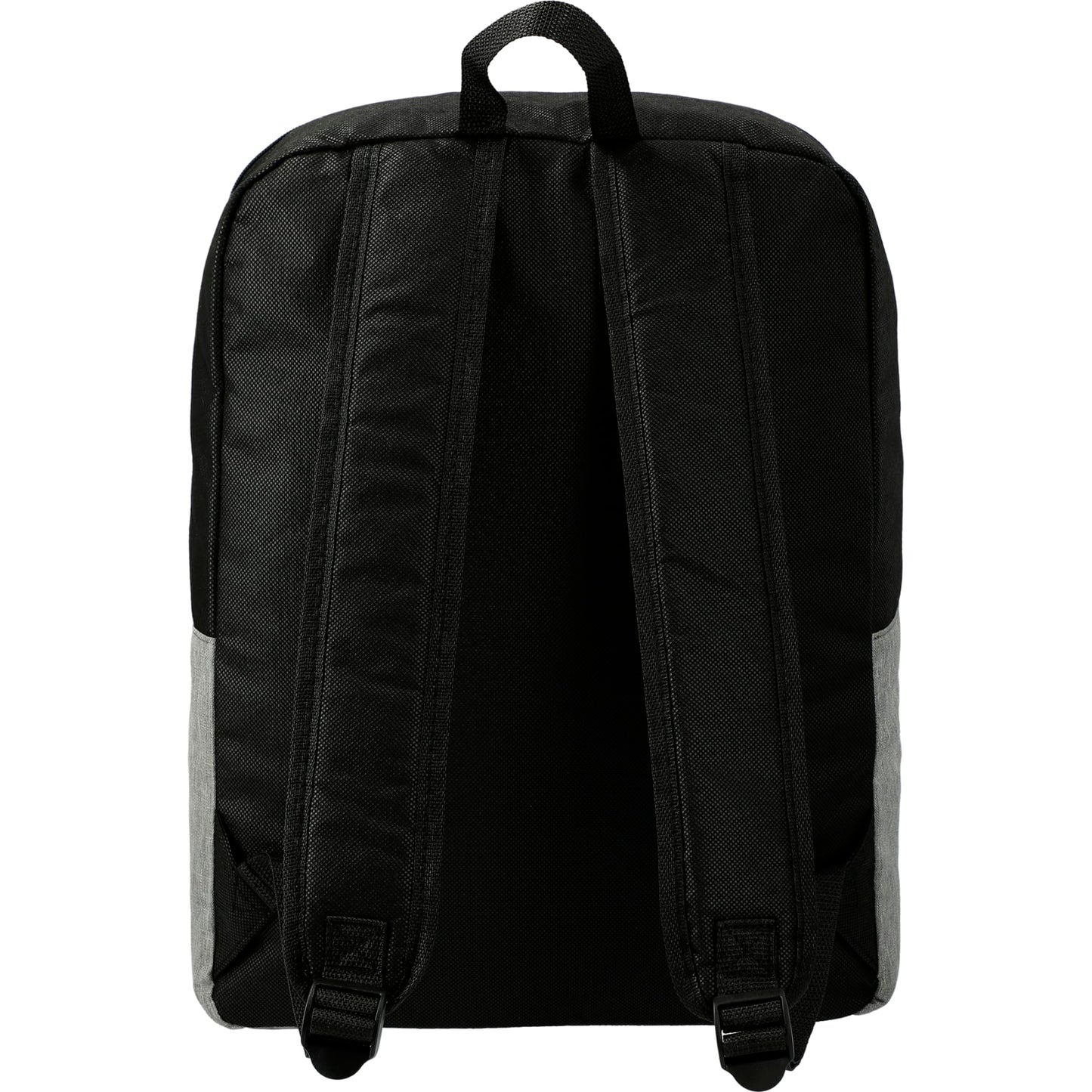 Rear View of Gray Stone Backpack