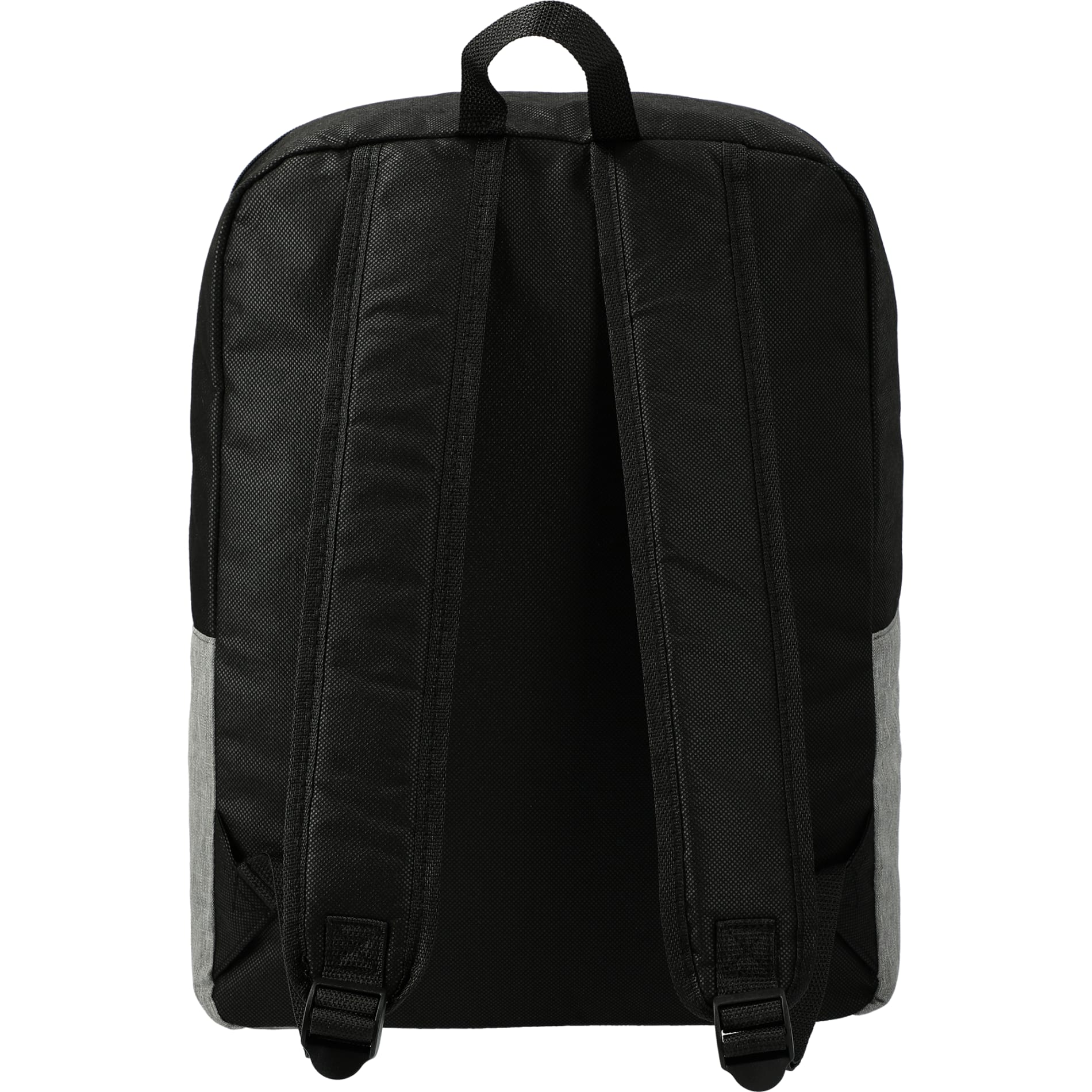 Rear View of Gray Stone Backpack