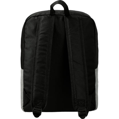 Rear View of Gray Stone Backpack