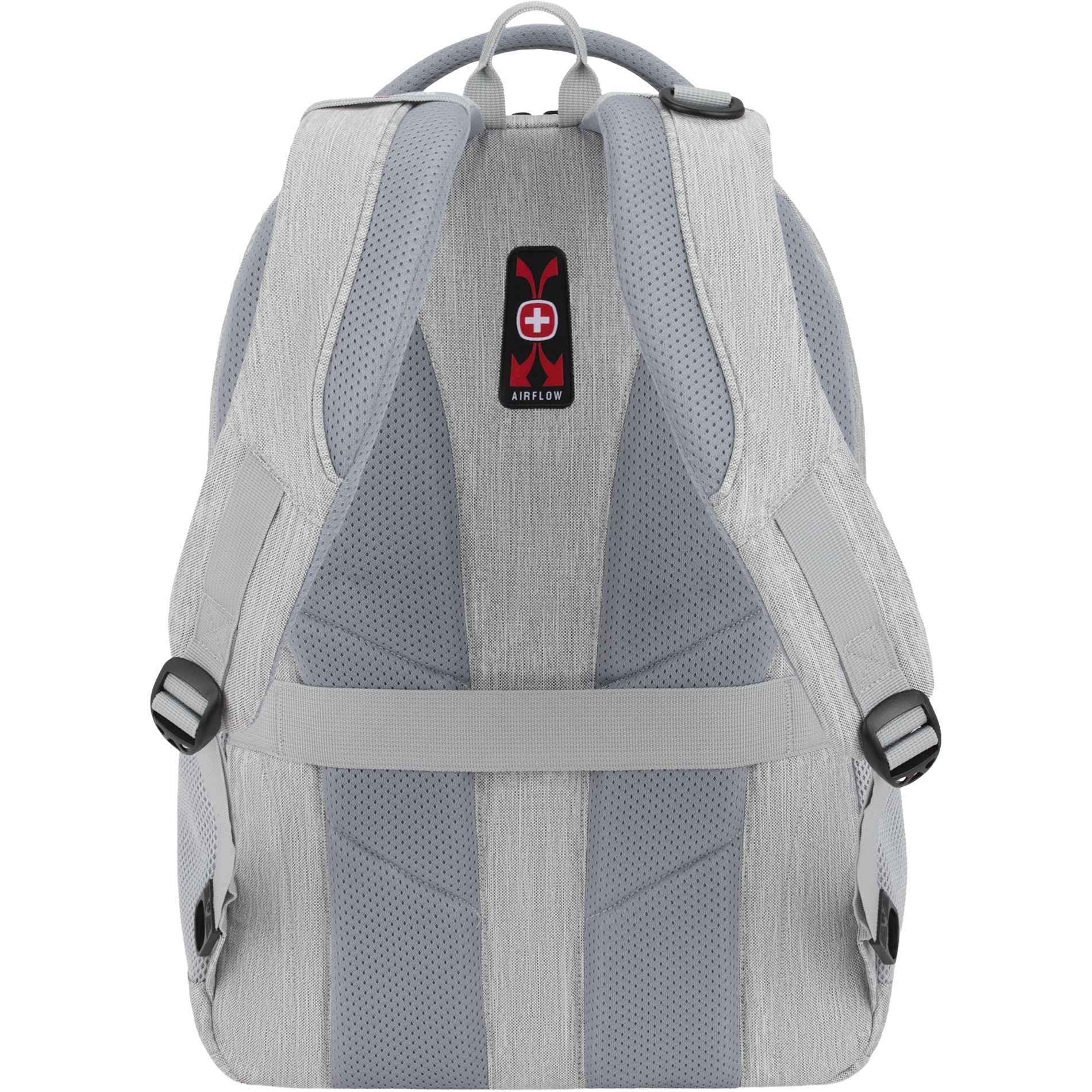 Rear View of Gray Swiss Gear Frost Peak Computer Backpack