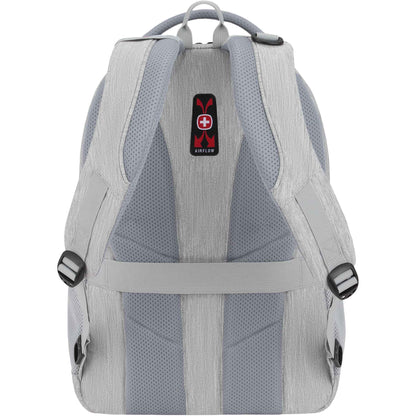 Rear View of Gray Swiss Gear Frost Peak Computer Backpack