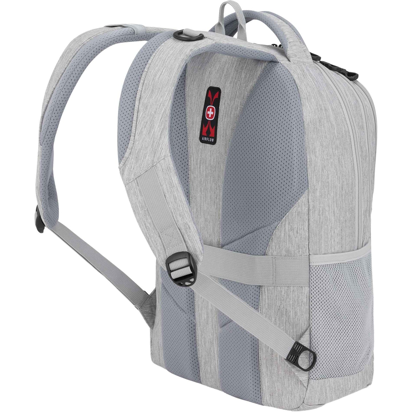 Rear View of Gray Swiss Gear Frost Peak Computer Backpack