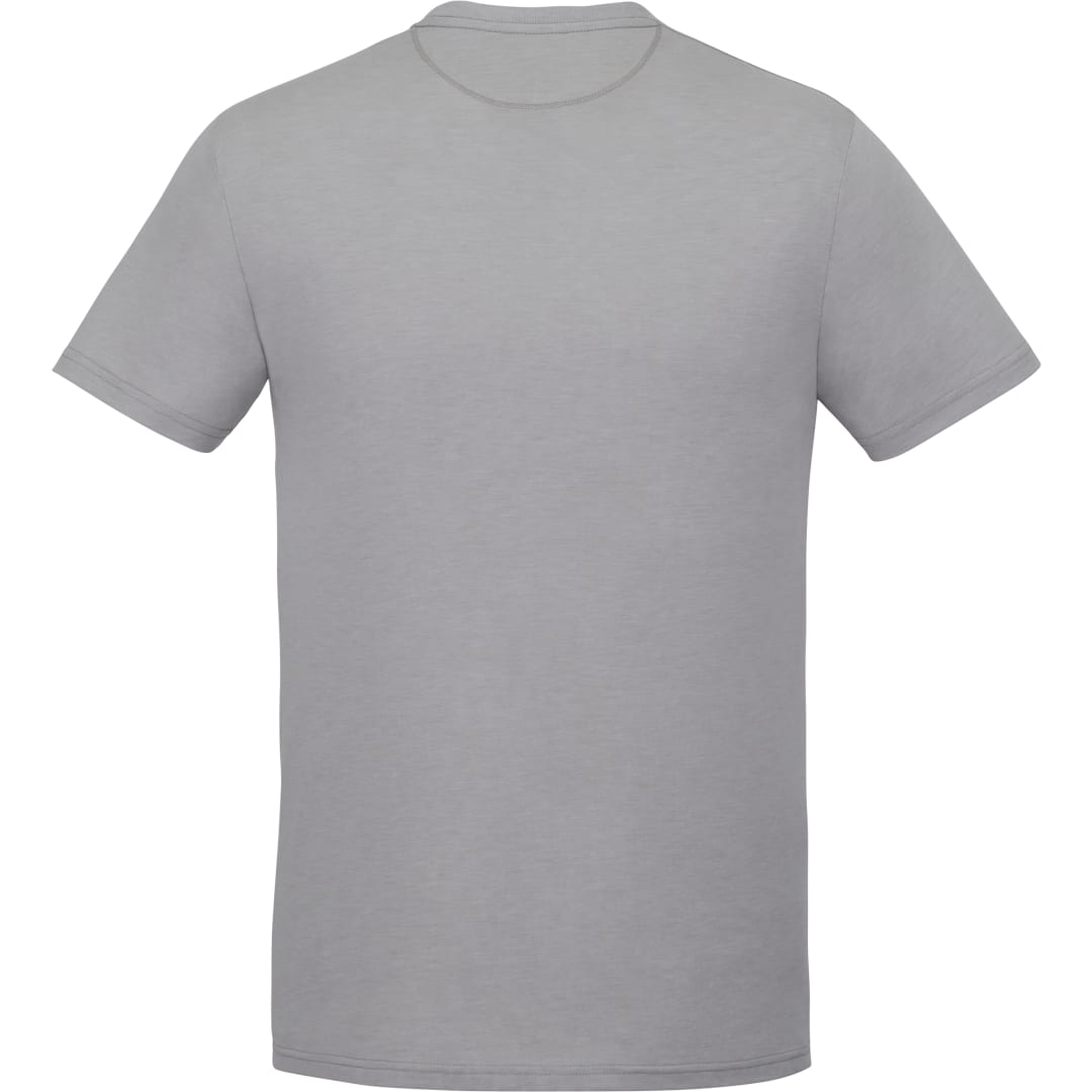 Rear View of Gray tentree TreeBlend Classic T-Shirt - Men's plain