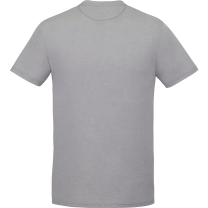 Rear View of Gray tentree TreeBlend Classic T-Shirt - Men's plain