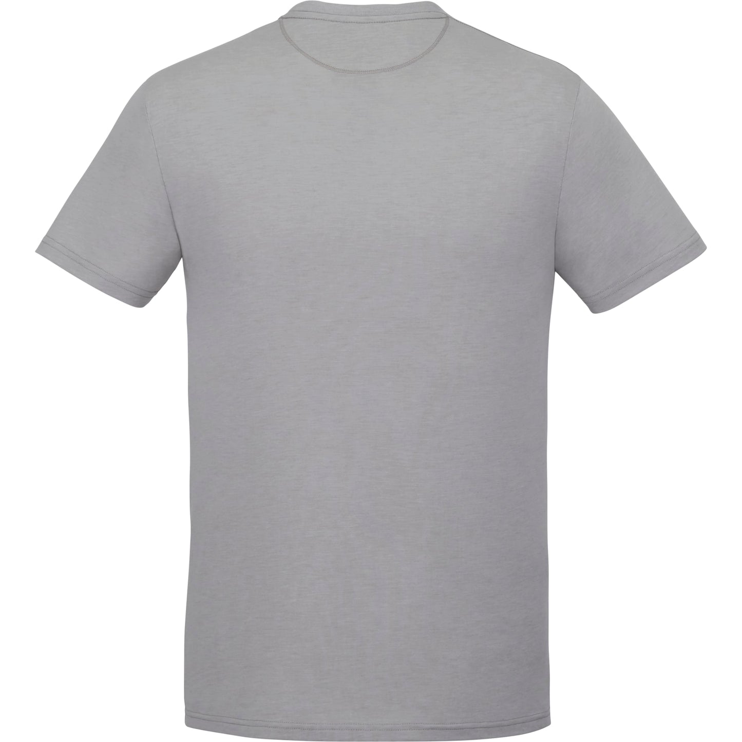 Rear View of Gray tentree TreeBlend Classic T-Shirt - Men's plain