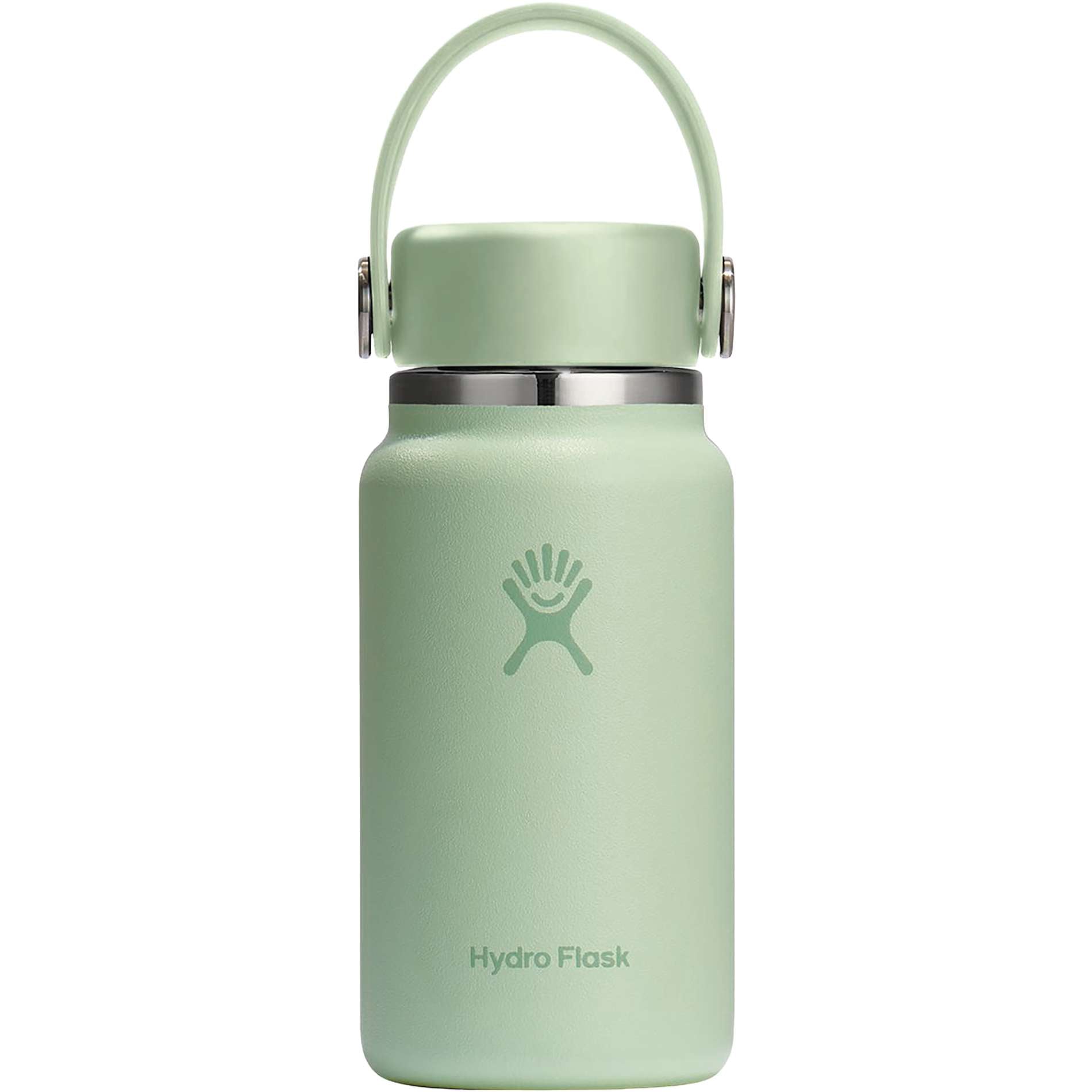 Rear View of Green Hydro Flask® Micro Hydro Bottle 200ml