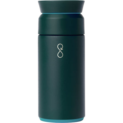 Rear View of Green Ocean Bottle Coffee Flask 350ml