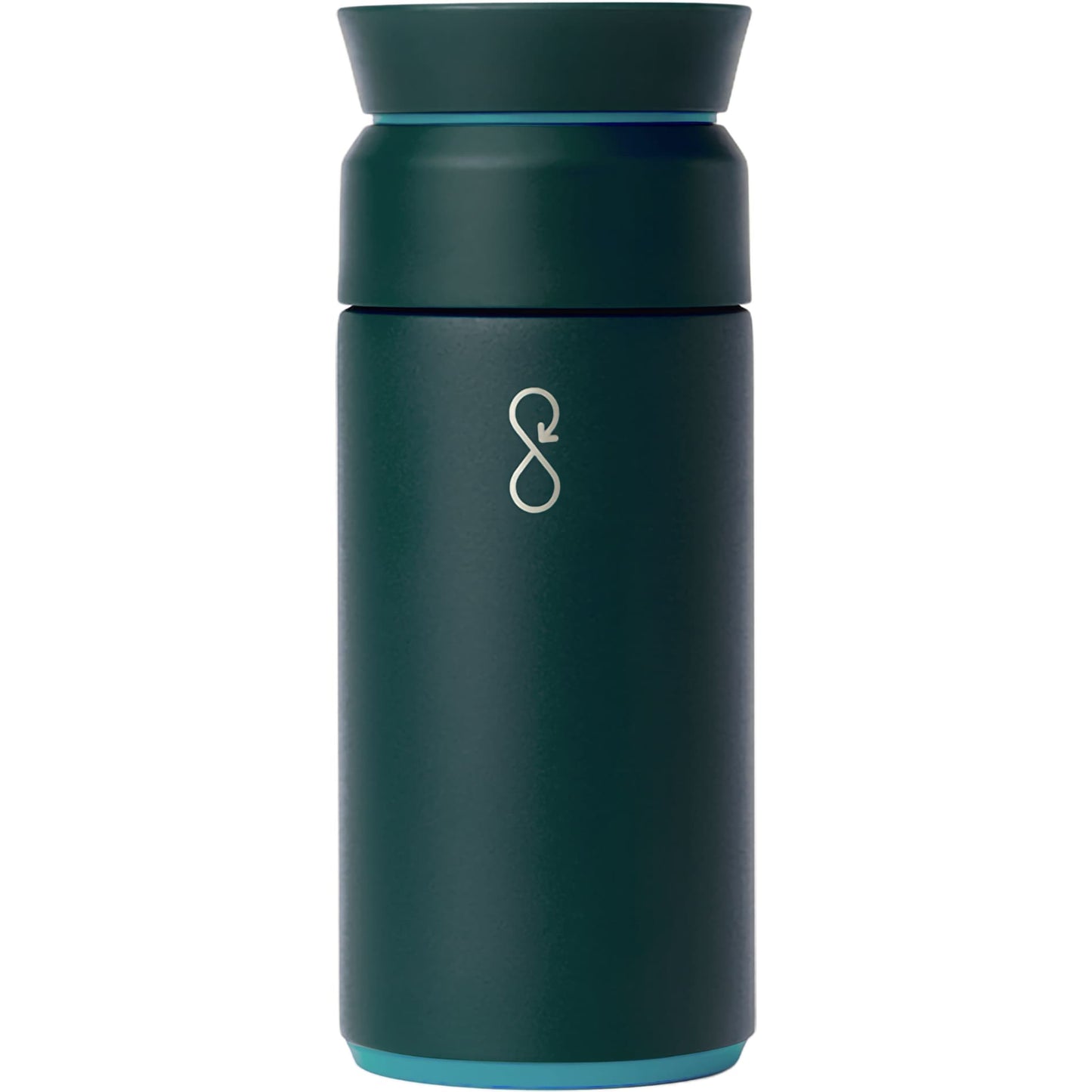 Rear View of Green Ocean Bottle Coffee Flask 350ml