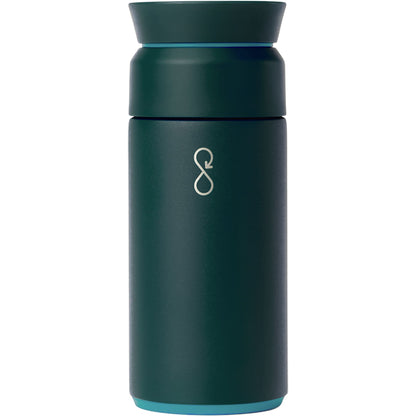 Rear View of Green Ocean Bottle Coffee Flask 350ml