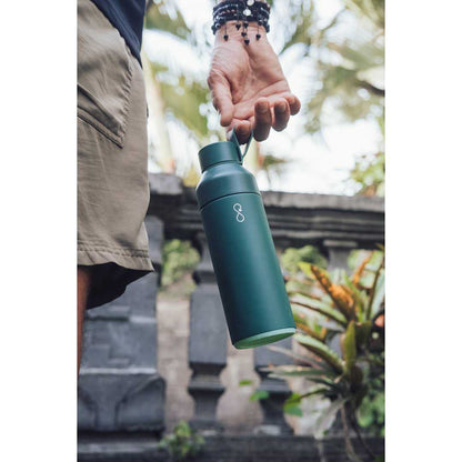 Rear View of Green Ocean Bottle Original 500ml