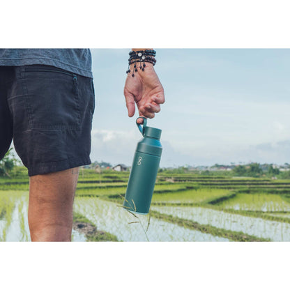 Rear View of Green Ocean Bottle Original 500ml