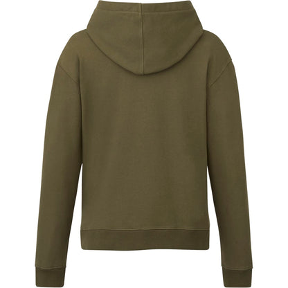 Rear View of Green tentree Organic Cotton Classic Hoodie - Women's plain