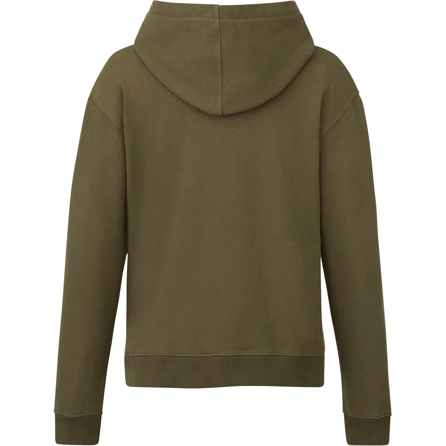 Rear View of Green tentree Organic Cotton Classic Hoodie - Women's plain