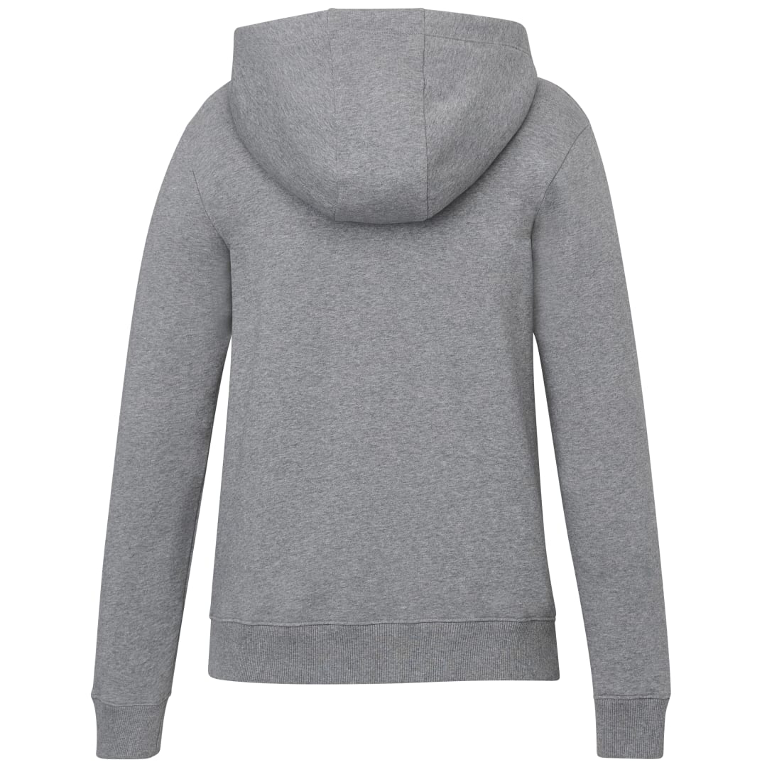 Rear View of Grey tentree Organic Cotton Banshee Hoodie - Women's plain