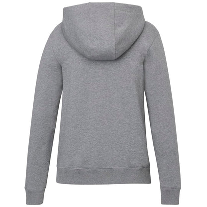 Rear View of Grey tentree Organic Cotton Banshee Hoodie - Women's plain