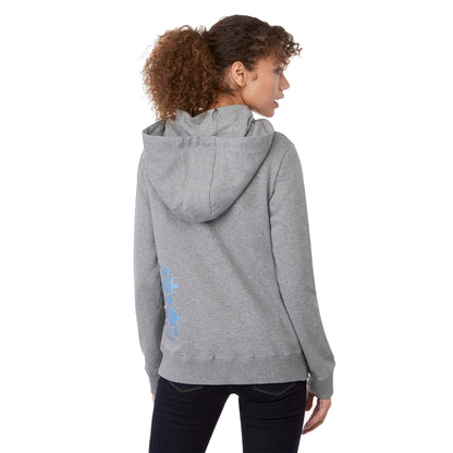 Rear View of Grey tentree Organic Cotton Banshee Hoodie - Women's