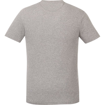 Rear View of Grey tentree Organic Cotton Short Sleeve Tee - Men's plain
