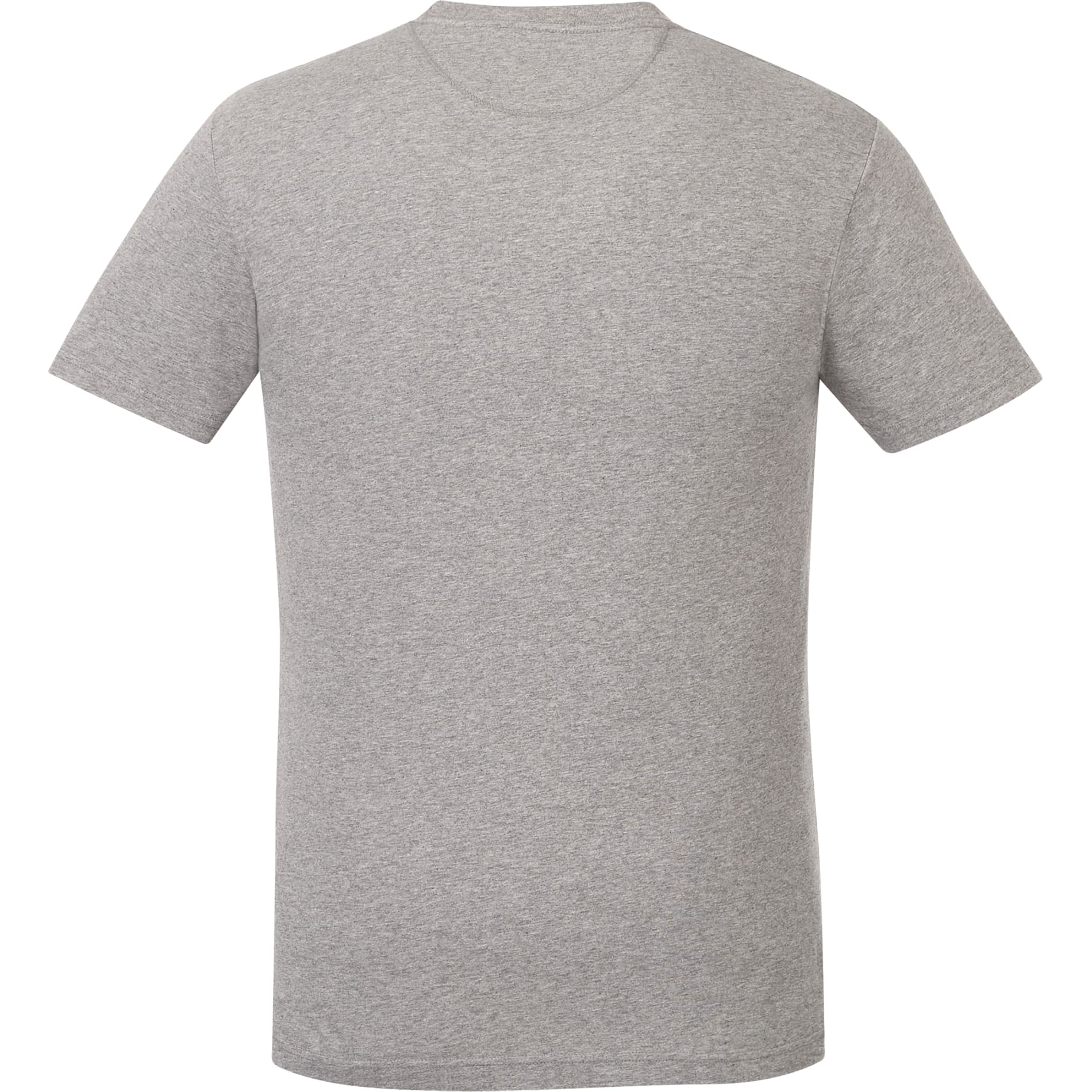 Rear View of Grey tentree Organic Cotton Short Sleeve Tee - Men's plain