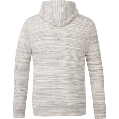 Rear View of Grey tentree Space Dye Classic Hoodie - Men's plain