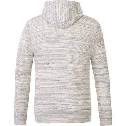 Rear View of Grey tentree Space Dye Classic Hoodie - Men's plain