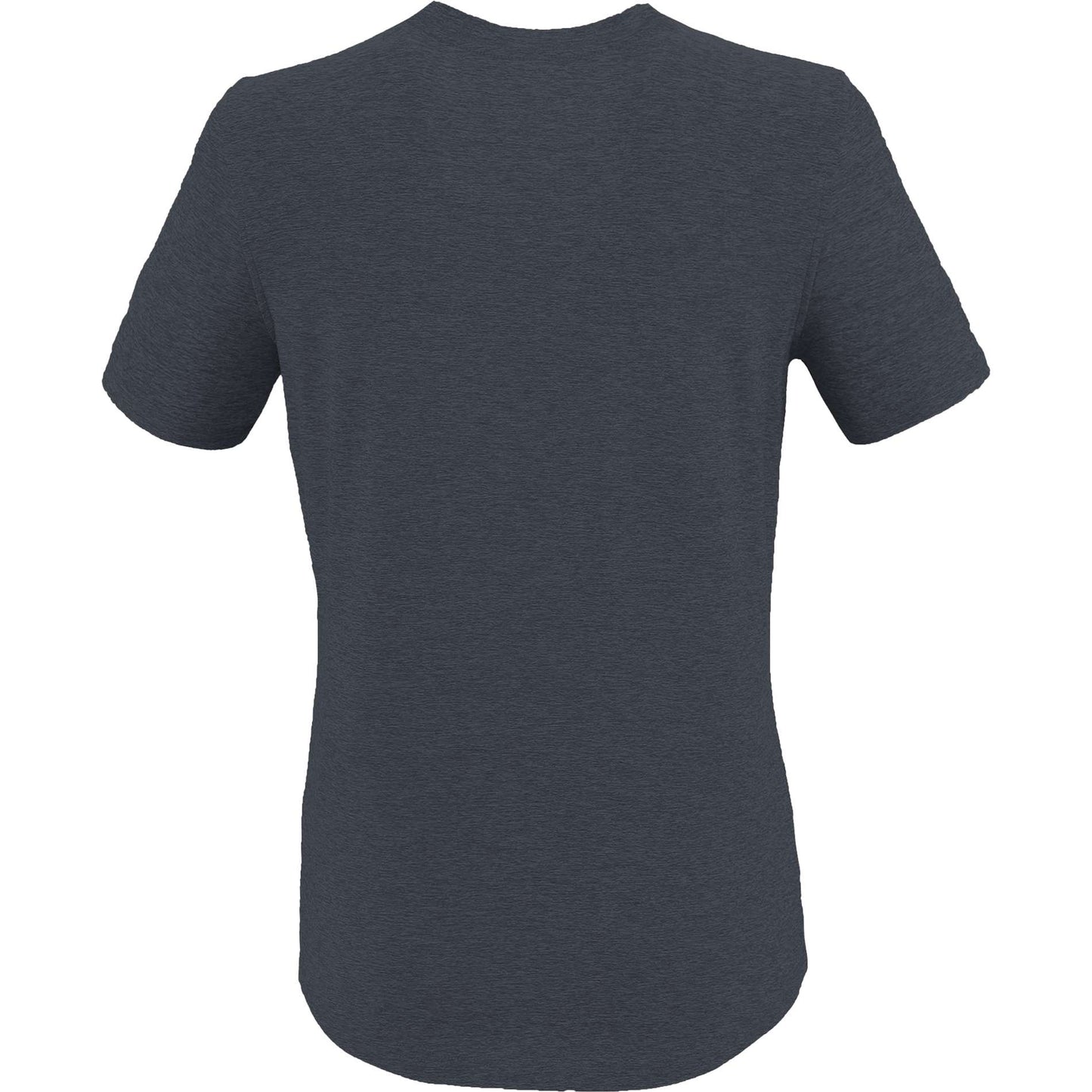 Rear View of Grey WELLABLE Women's Short Sleeve Tee plain