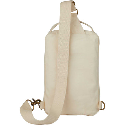 Rear View of Natural Feed Organic Sling Backpack plain