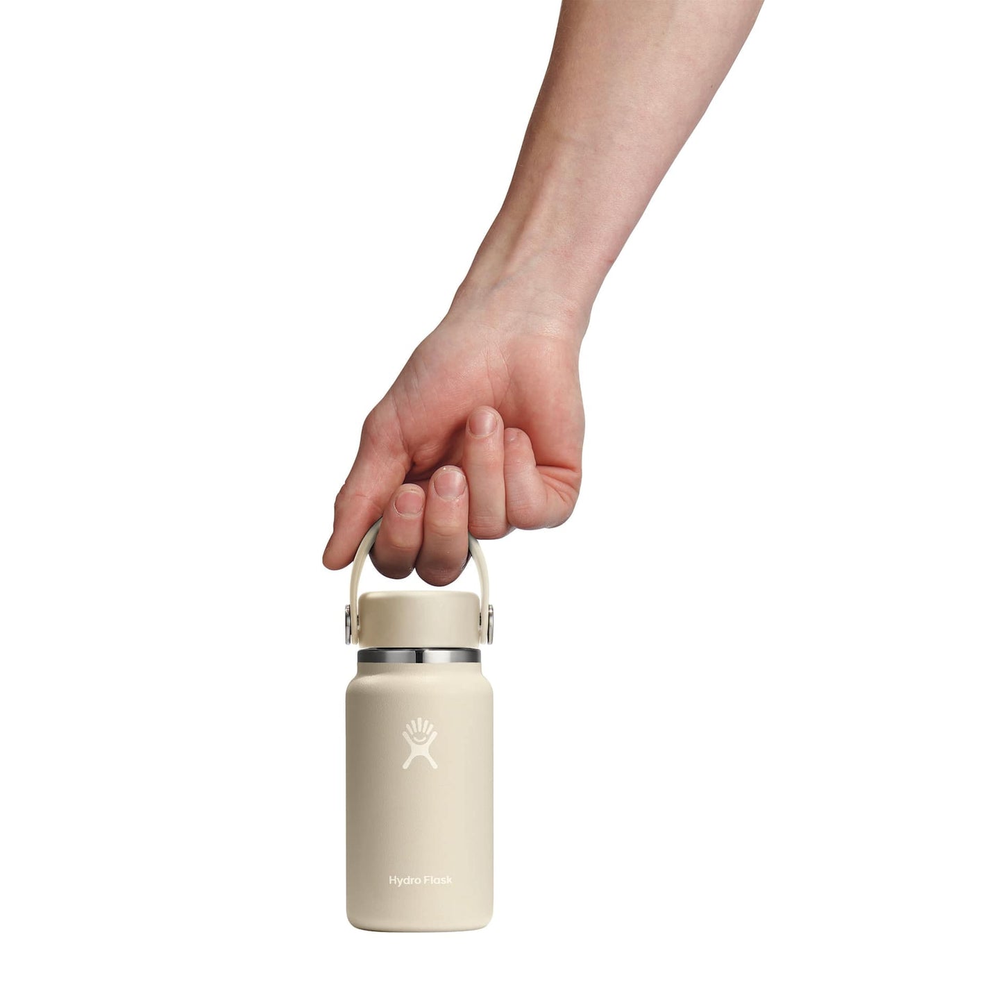 Rear View of Natural Hydro Flask® Micro Hydro Bottle 200ml