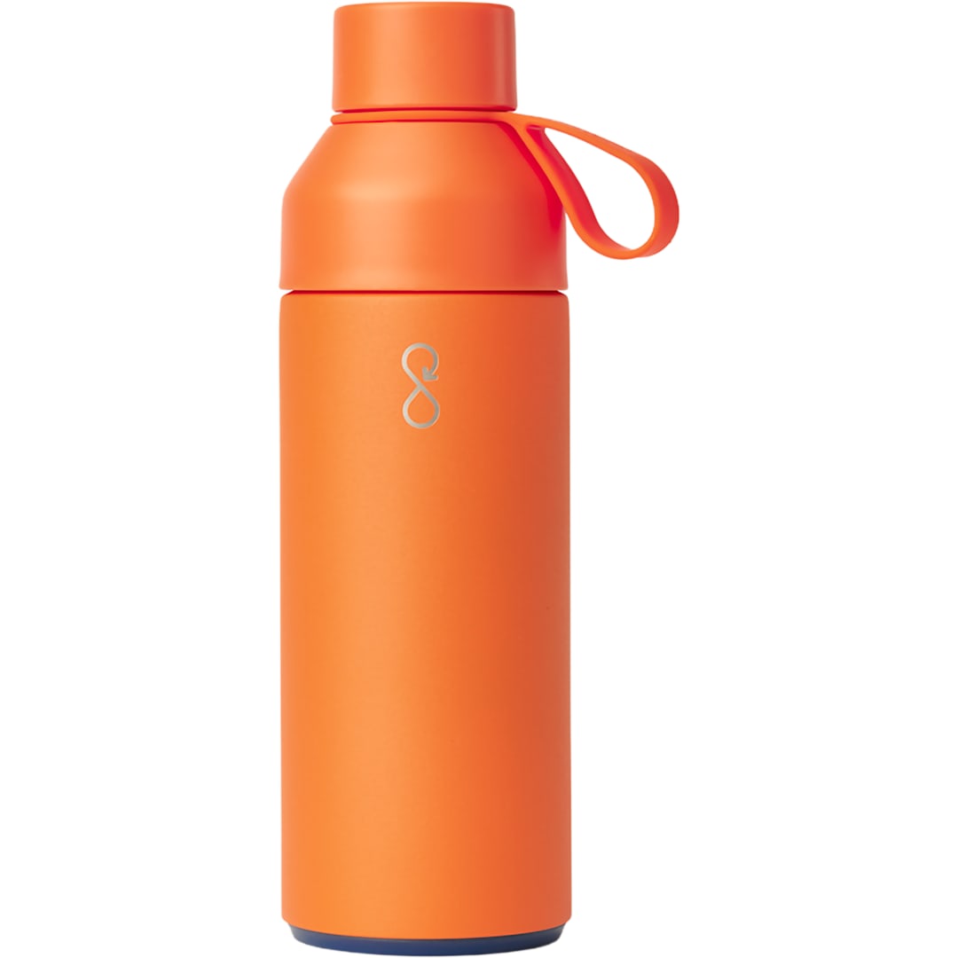 Rear View of Orange Ocean Bottle Original 500ml