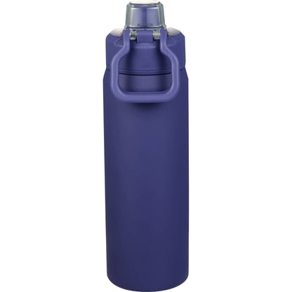 Rear View of Purple Canyon Recycled Stainless Steel Bottle 30oz plain