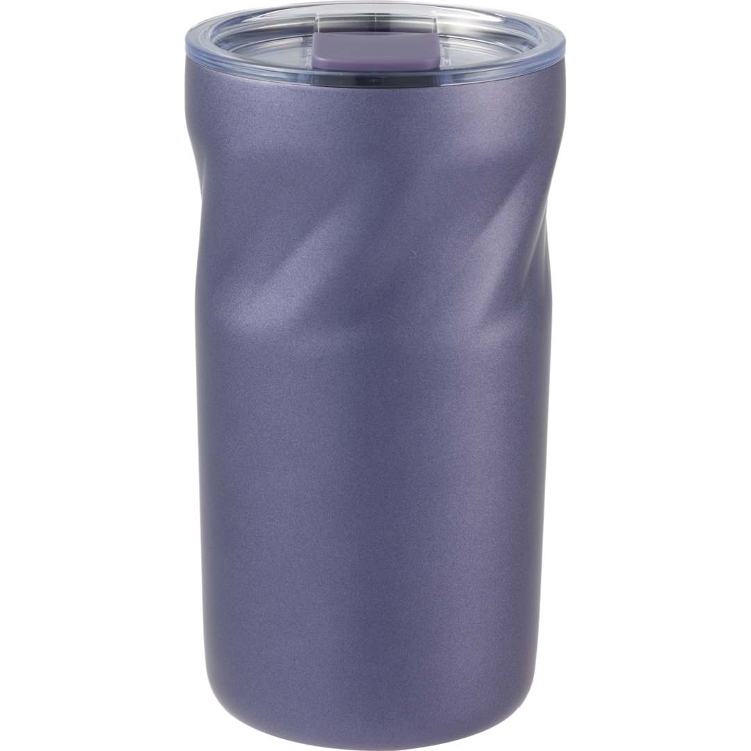 Rear View of Purple Thalia 16oz Vacuum Tumbler