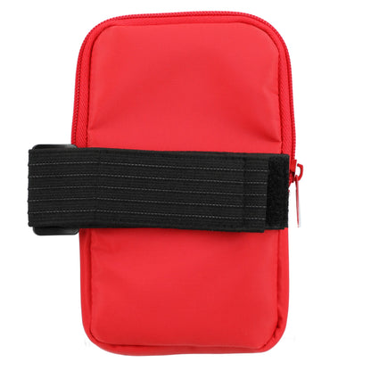 Rear View of Red Bottle Buddy Water Bottle Pouch plain