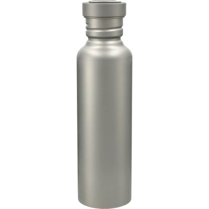 Rear View of Silver Griffen Titanium Sport Bottle 25oz