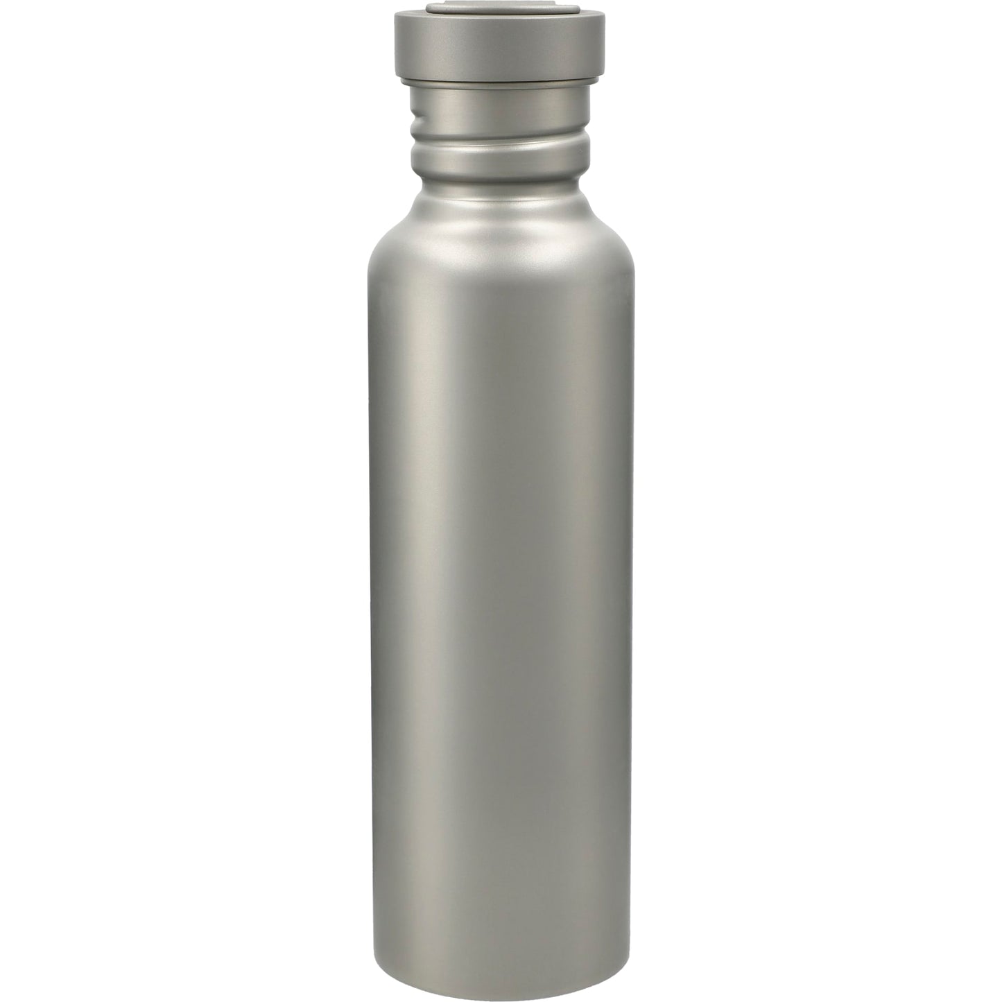 Rear View of Silver Griffen Titanium Sport Bottle 25oz
