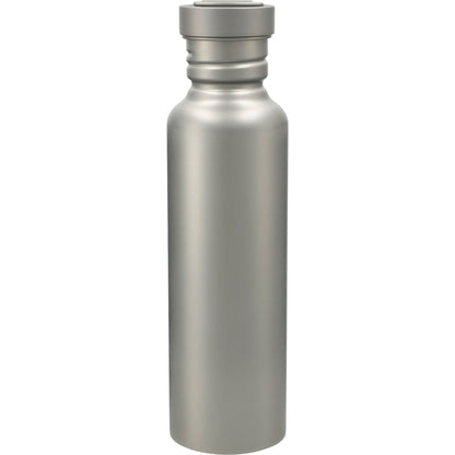 Rear View of Silver Griffen Titanium Sport Bottle 25oz