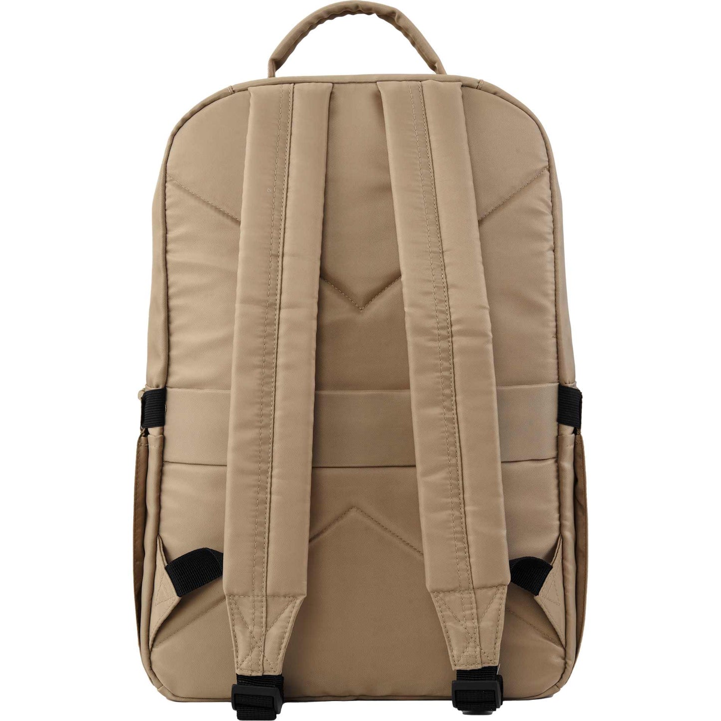 Rear View of Tan Daybreak Recycled 15" Laptop Backpack