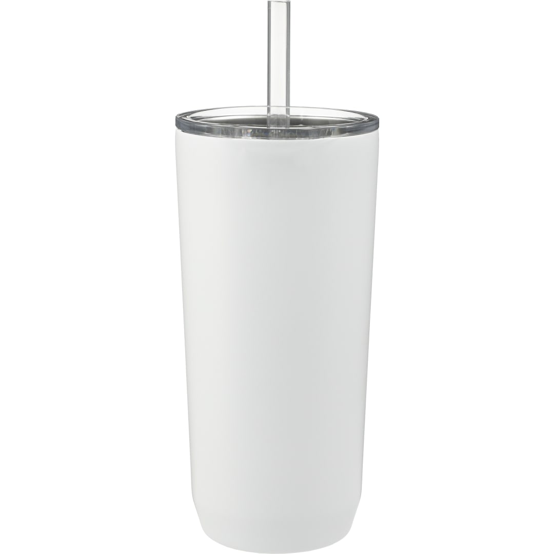 Rear View of White CamelBak Straw Tumbler 20oz