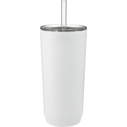 Rear View of White CamelBak Straw Tumbler 20oz