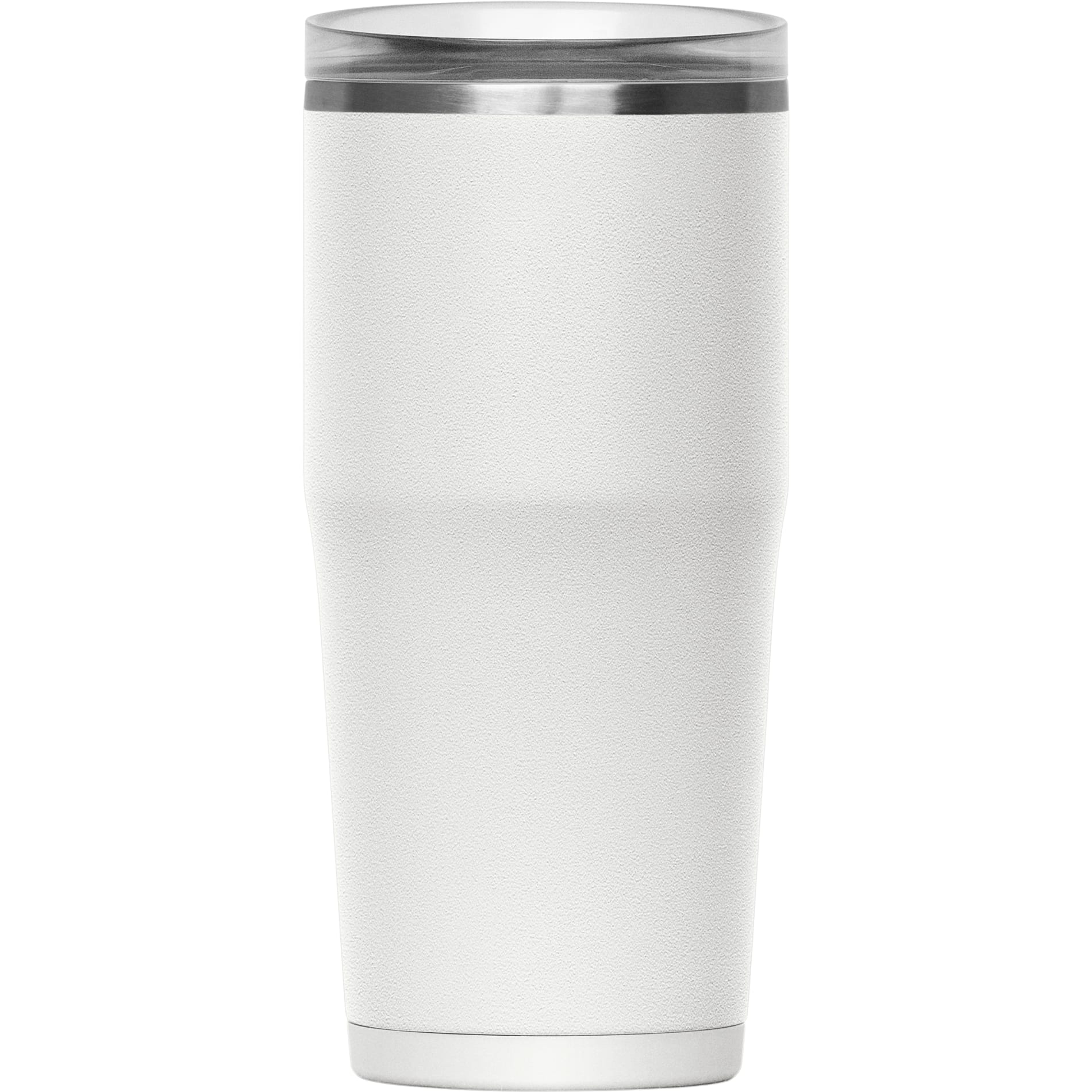 Rear View of White Camelbak Thrive Leakproof Tumbler 20oz plain