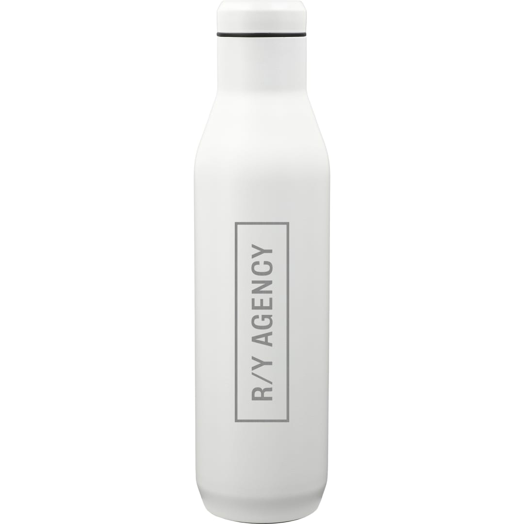 Rear View of White CamelBak Wine Bottle 25oz
