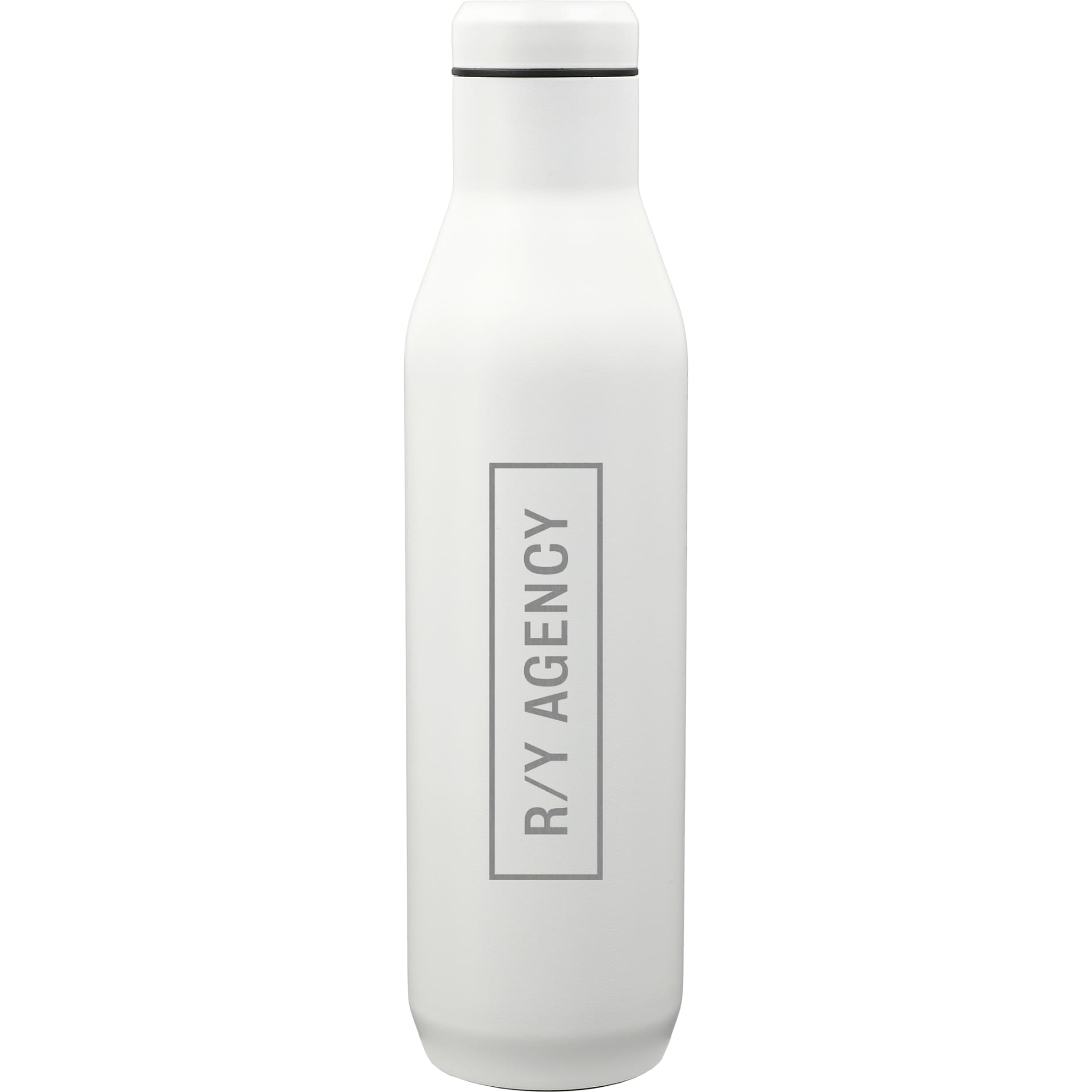 Rear View of White CamelBak Wine Bottle 25oz