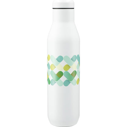 Rear View of White CamelBak Wine Bottle 25oz