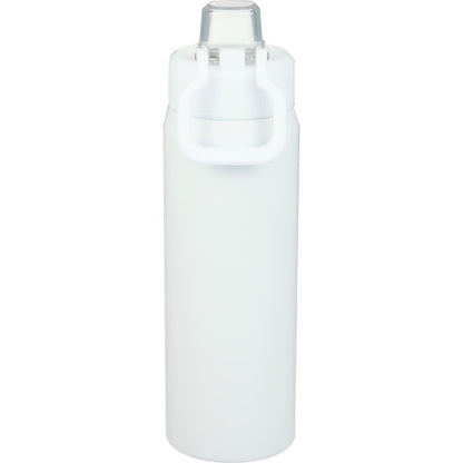 Rear View of White Canyon Recycled Stainless Steel Bottle 30oz plain
