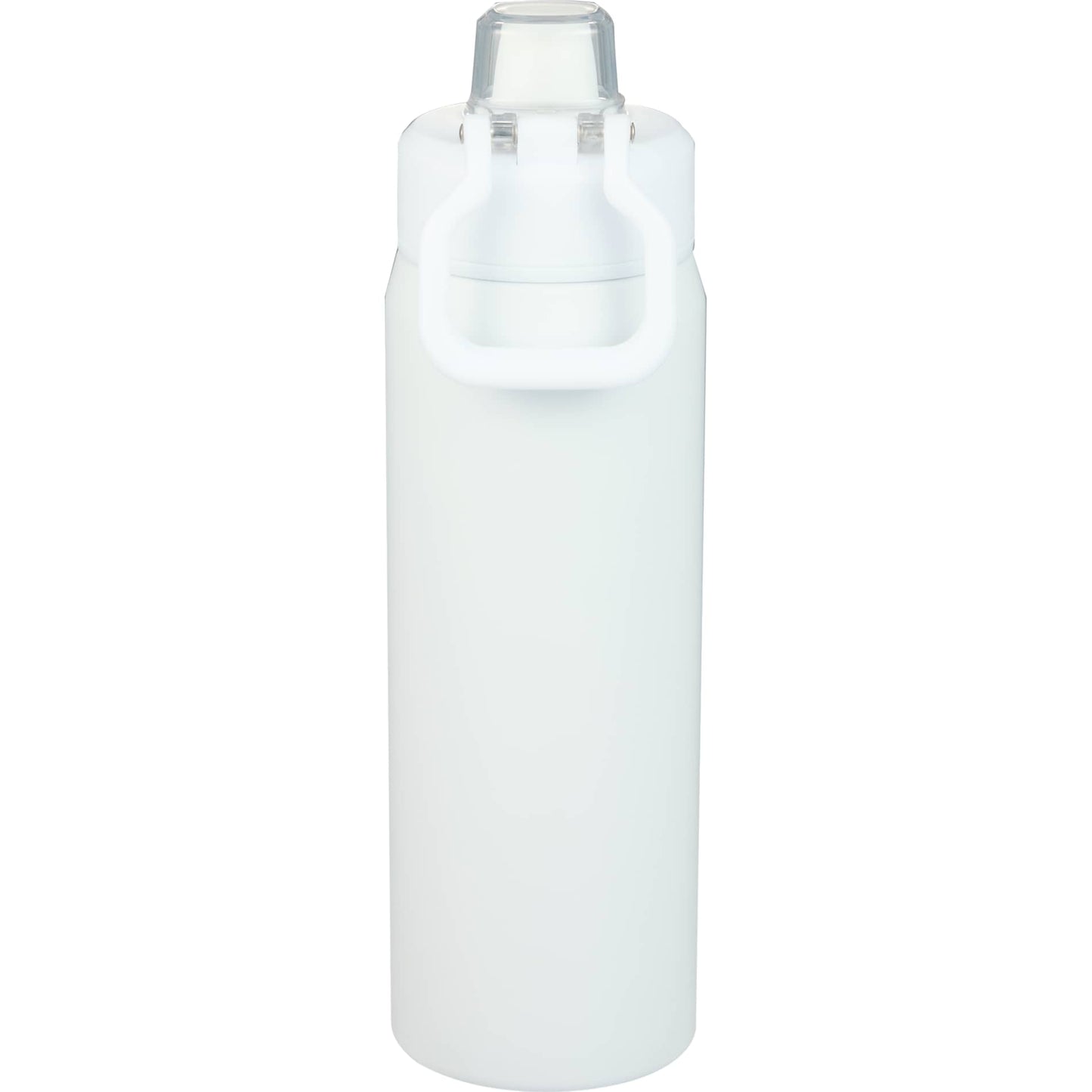 Rear View of White Canyon Recycled Stainless Steel Bottle 30oz plain