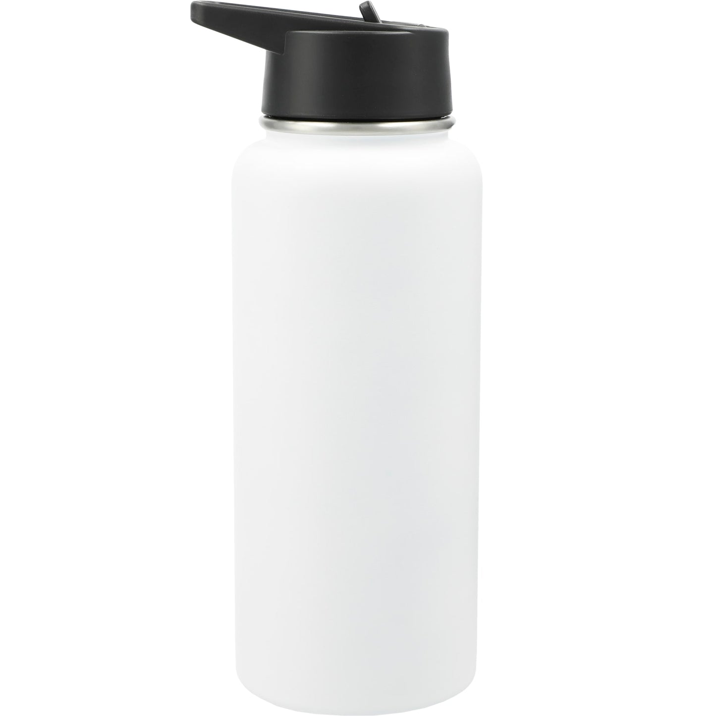 Rear View of White Highland 3-in-1 Copper Vacuum Bottle Kit 32oz